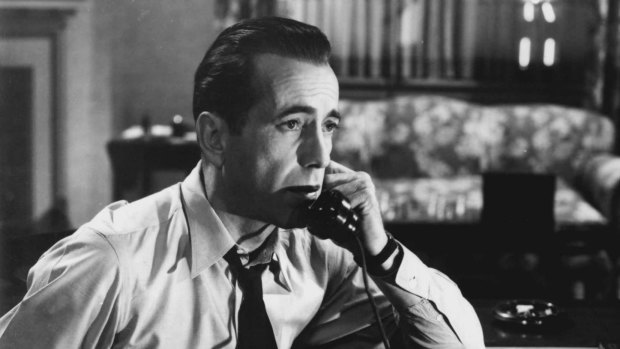 Humphrey Bogart as Philip Marlowe in Raymond Chandler's The Big Sleep. 