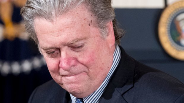 Trump's former chief strategist Steve Bannon had registration issues as well.