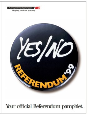 The official 1999 referendum pamphlet