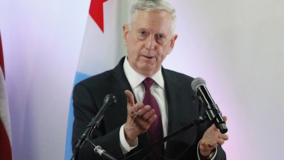 US Defence Secretary James Mattis will brief the Senate. 