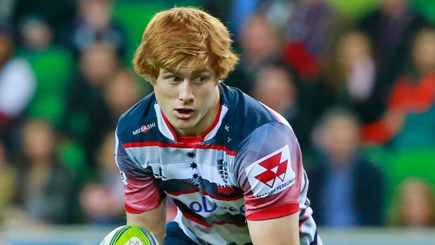 New blood: Nic Stirzaker of the Melbourne Rebels.