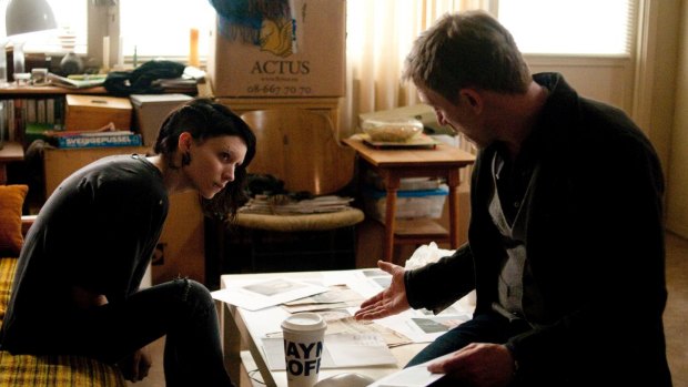 Rooney Mara and Daniel Craig star in 2011's <i>The Girl With the Dragon Tattoo</i>.