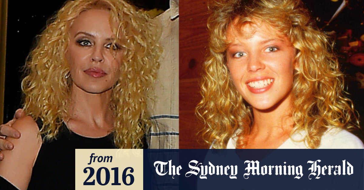 Kylie Minogue Channels Charlene In 80s Hair Flashback