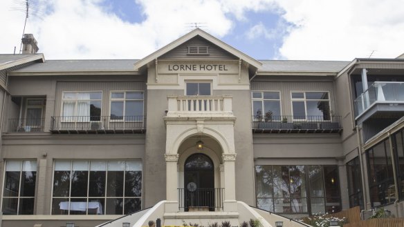 The Lorne Hotel is a Great Ocean Road landmark, and dates back more than a century.