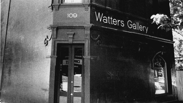 The Watters Gallery building in Riley Street was previously owned by gangster Joe Borg.