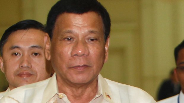 Vowed to "kill more" drugs suspects: Philippine President Rodrigo Duterte.