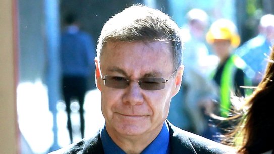 Michael Atkins arrives at the Coroner's Court on October 31.