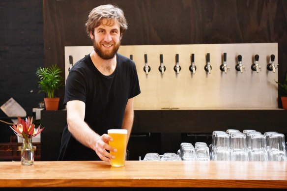 Nic Sandery from Molly Rose in Collingwood, one of five new brew bars on the horizon.