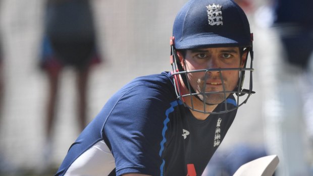 Alastair Cook is struggling for runs in the Ashes warm-up games.