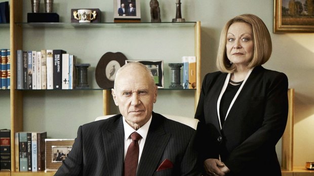 Secret City stars Alan Dale, who plays the prime minister, and Jacki Weaver, who plays a Labor powerbroker.