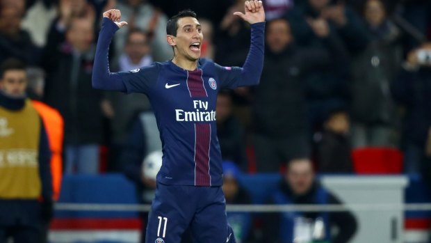 A night to remember: Angel Di Maria.