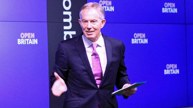 Tony Blair urges Britons to "rise up" and campaign for a second Brexit referendum.