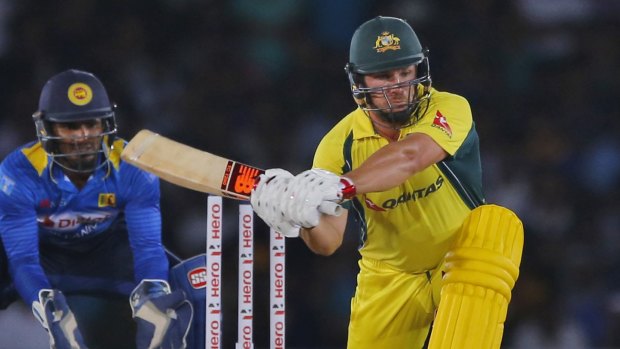 Injured: Aaron Finch has been ruled out for the two Twenty20 matches against Sri Lanka. 