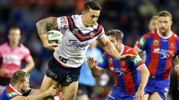 Amazing stats: Sonny Bill Williams set a high standard with the Roosters.