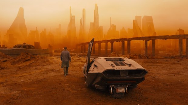 A dystopian vision in brown defines Blade Runner 2049. 