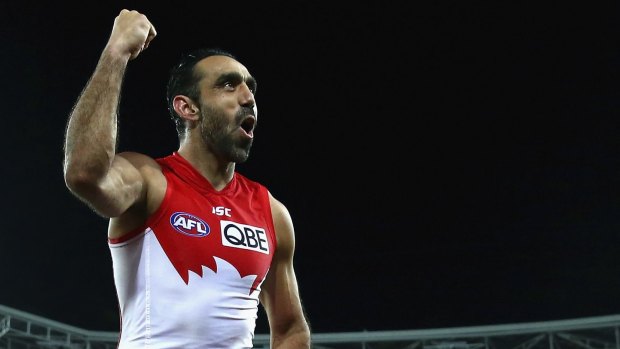 Bullied: Adam Goodes has been routinely booed.