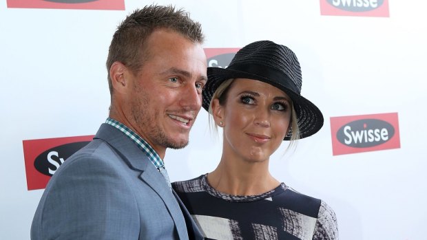 Out and about: Lleyton Hewitt and wife Bec Hewitt will be in the Birdcage at Flemington at some stage during the Spring Racing Carnival.