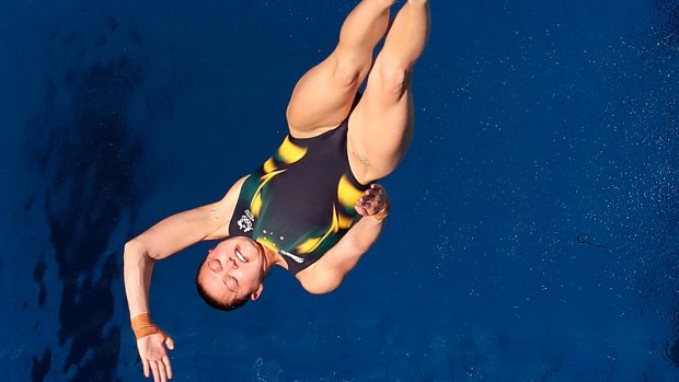 Inspirational figure: Melissa Wu stormed into the semi-finals with an impressive showing at the Maria Lenk Aquatic Centre.