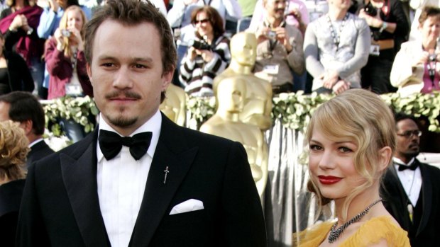 Heath Ledger and Michelle Williams at the Academy Awards, where he was nominated for  Brokeback Mountain  in 2006.