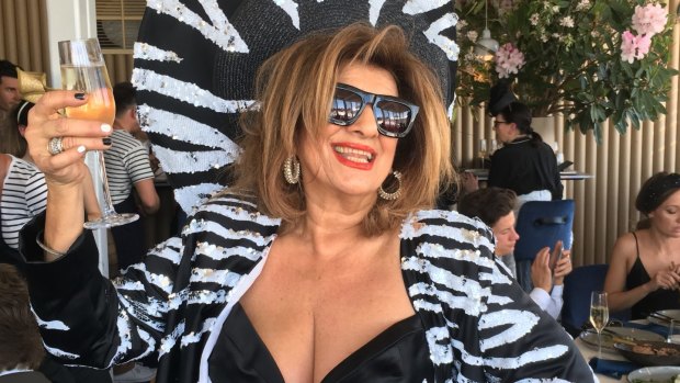 Maria Venuti - knows the right way around a marquee. 