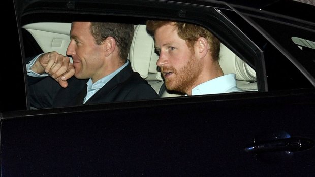 Prince Harry touched down in Sydney on Tuesday evening.