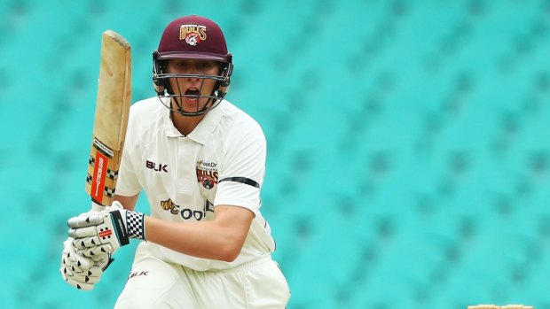 SYDNEY, AUSTRALIA - NOVEMBER 27: Matthew Renshaw of the Bulls bats during day one of the Sheffield Shield match between New South Wales and Queensland at Sydney Cricket Ground on November 27, 2015 in Sydney, Australia. (Photo by Matt King/Getty Images)