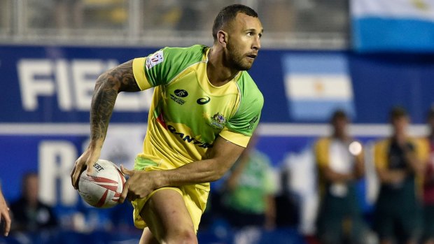 Time to adjust: Quade Cooper looks to get a move going in Las Vegas.