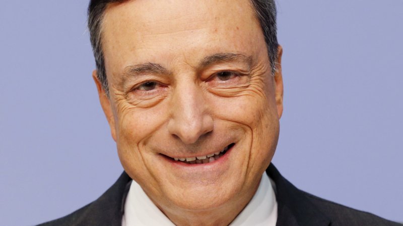 Euro falls after ECB chief Mario Draghi flags potential for more stimulus