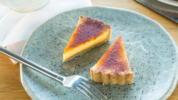 LuMi favourite: Burnt wheat, yukari and yuzu tart.