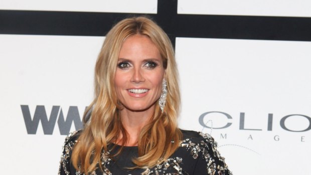 Heidi Klum attends the 2015 CLIO Awards in New York on May 5.. 
