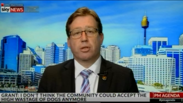 NSW racing minister Troy Grant appears on PM Agenda on Sky News.