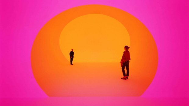Akhob, 2013, from James Turrell's series Ganzfelds. A Ganzfelds work will be housed in the new wing of Hobart's Museum of Old and New Art.