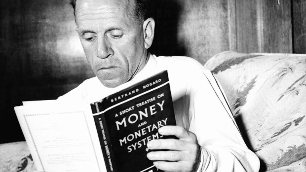 Australia's first central banker, H. C. "Nugget" Coombs in 1951.