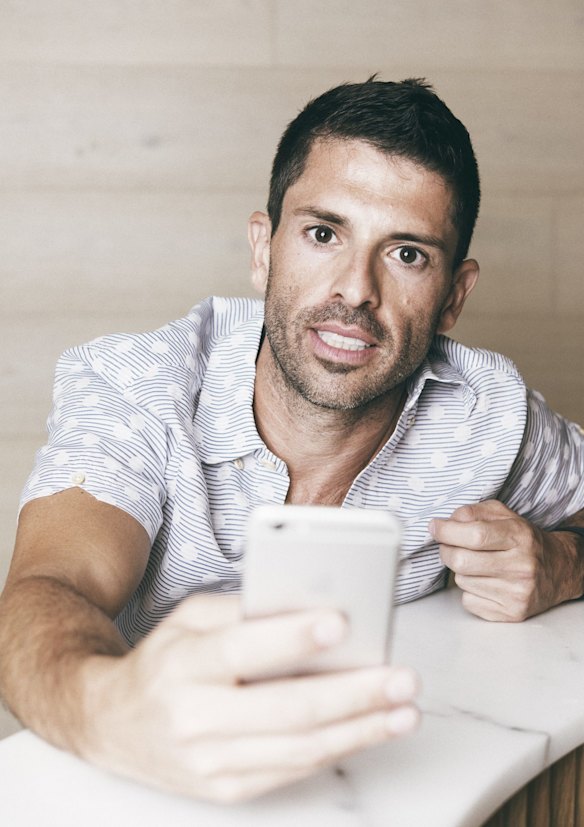 Los Angeles-based Grindr founder Joel Simkhai is in Sydney for the Mardi Gras.