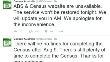 Twitter exploded as the census website failed overnight.