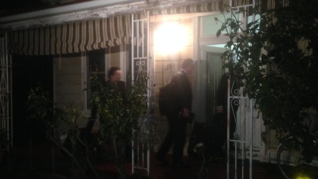 AFP raid on Labor staffer's house in Brunswick, Victoria on Thursday night. 