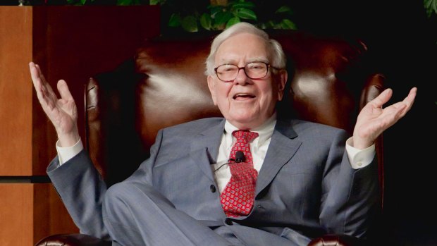 Aw, the life of a billionaire: Berkshire Hathaway chairman Warren Buffett. 