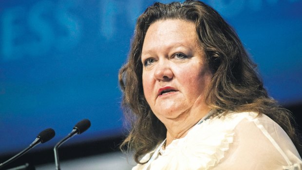 Gina Rinehart is one of the few top businesswomen most people can think of. 