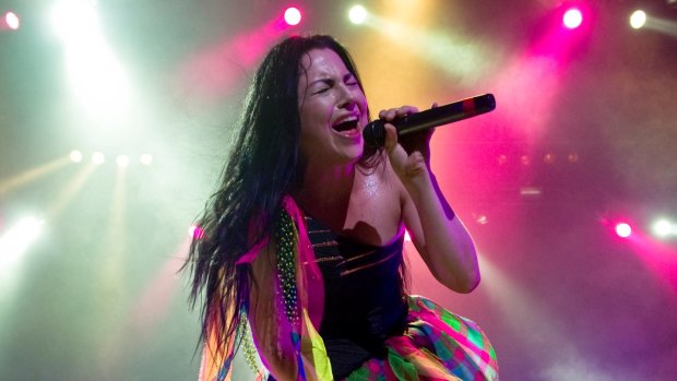 Evanescence at The Sydney Entertainment Center in 2012.