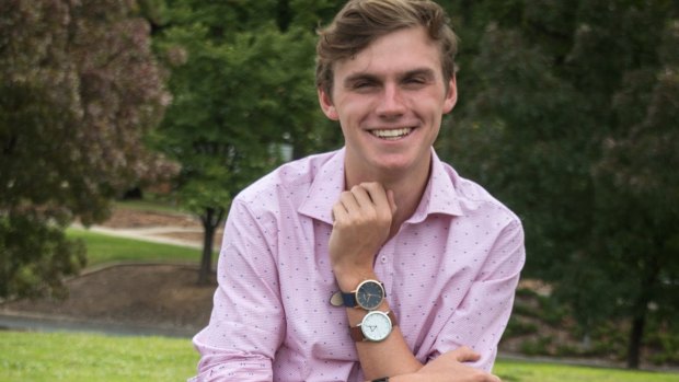 Millennial Watches founder Riley Tanton. 