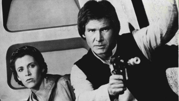 Harrison Ford as Han Solo, a character that would help define his career. 
