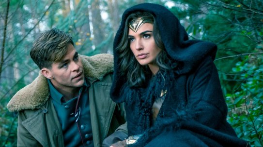 Too coy: Chris Pine and Gal Gadot in Wonder Woman.