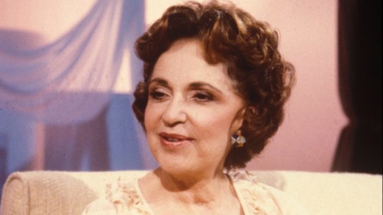 Lady Mary Fairfax on her own talk show on WIN4 regional TV Wollongong 