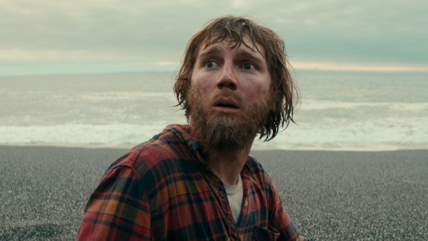 Paul Dano plays a castaway in the quirky <i>Swiss Army Man</i>.