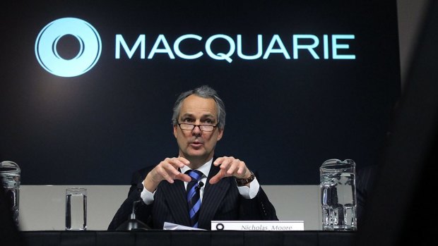 "[Macquarie's] international income accounted for 70 per cent of the group's total income," CEO Nicholas Moore said. 