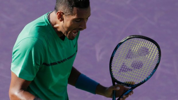 Nick Kyrgios did not drop serve during his third-round victory.