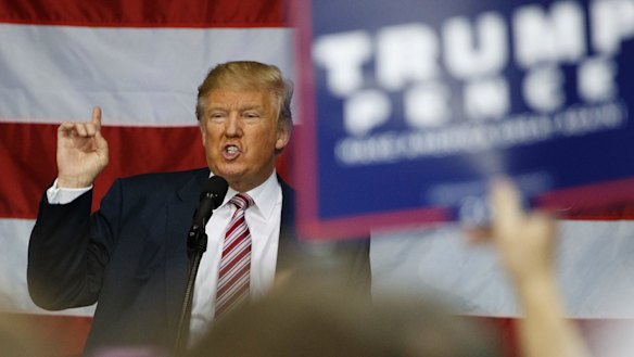 Republican presidential candidate Donald Trump has said he will accept the results of the presidential election "if I win".