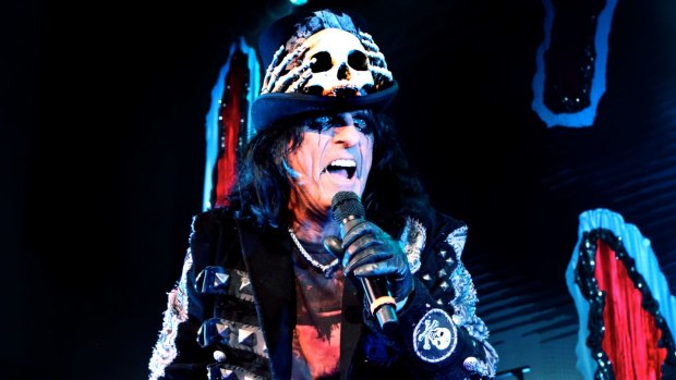 Alice Cooper's show has been notorious since the late 1960s. 