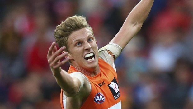 Investigation: Giants star Lachie Whitfield is still expected to play next weekend.