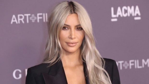 Kim Kardashian West arrives at the LACMA Art + Film Gala.